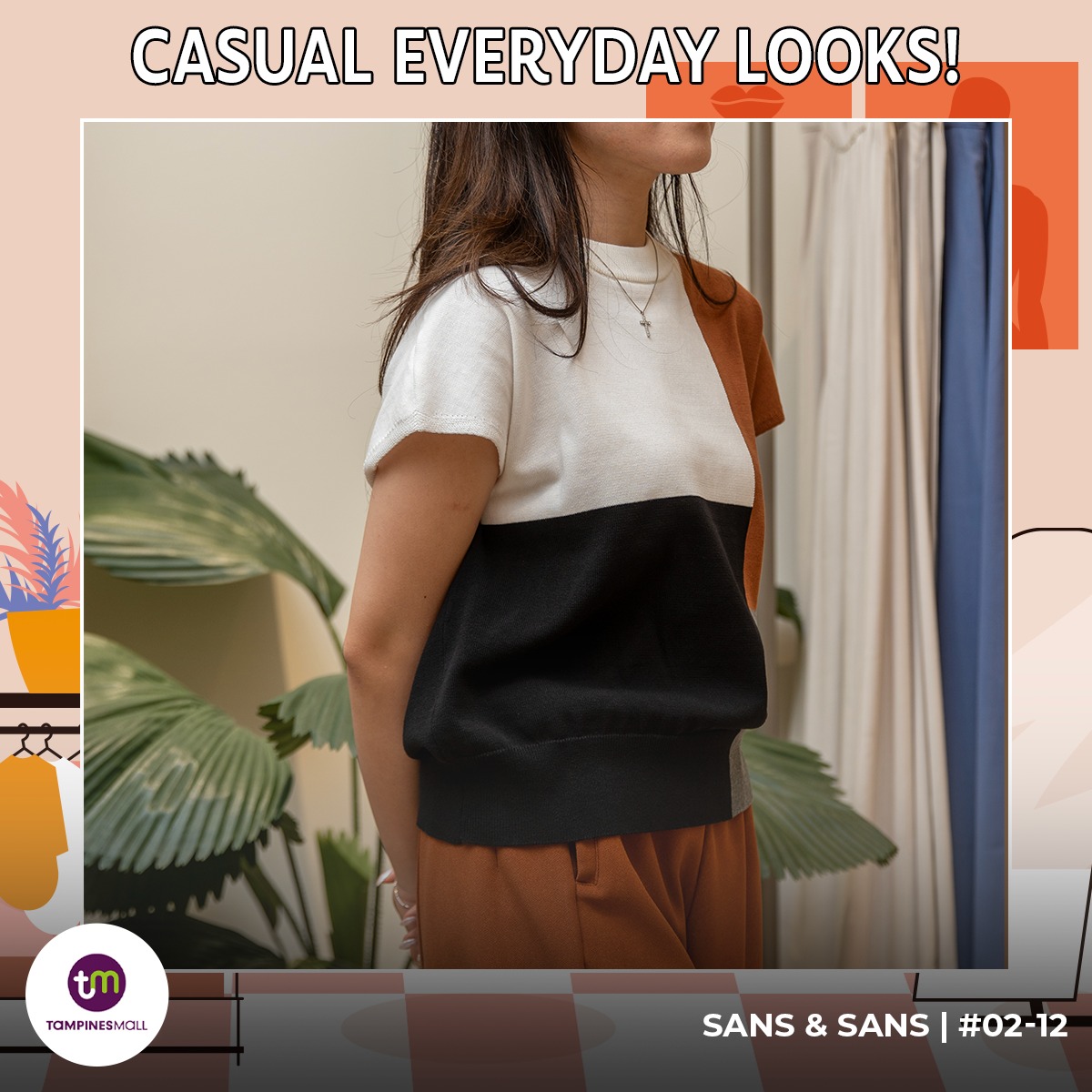 Chic outfit featuring versatile bottoms
