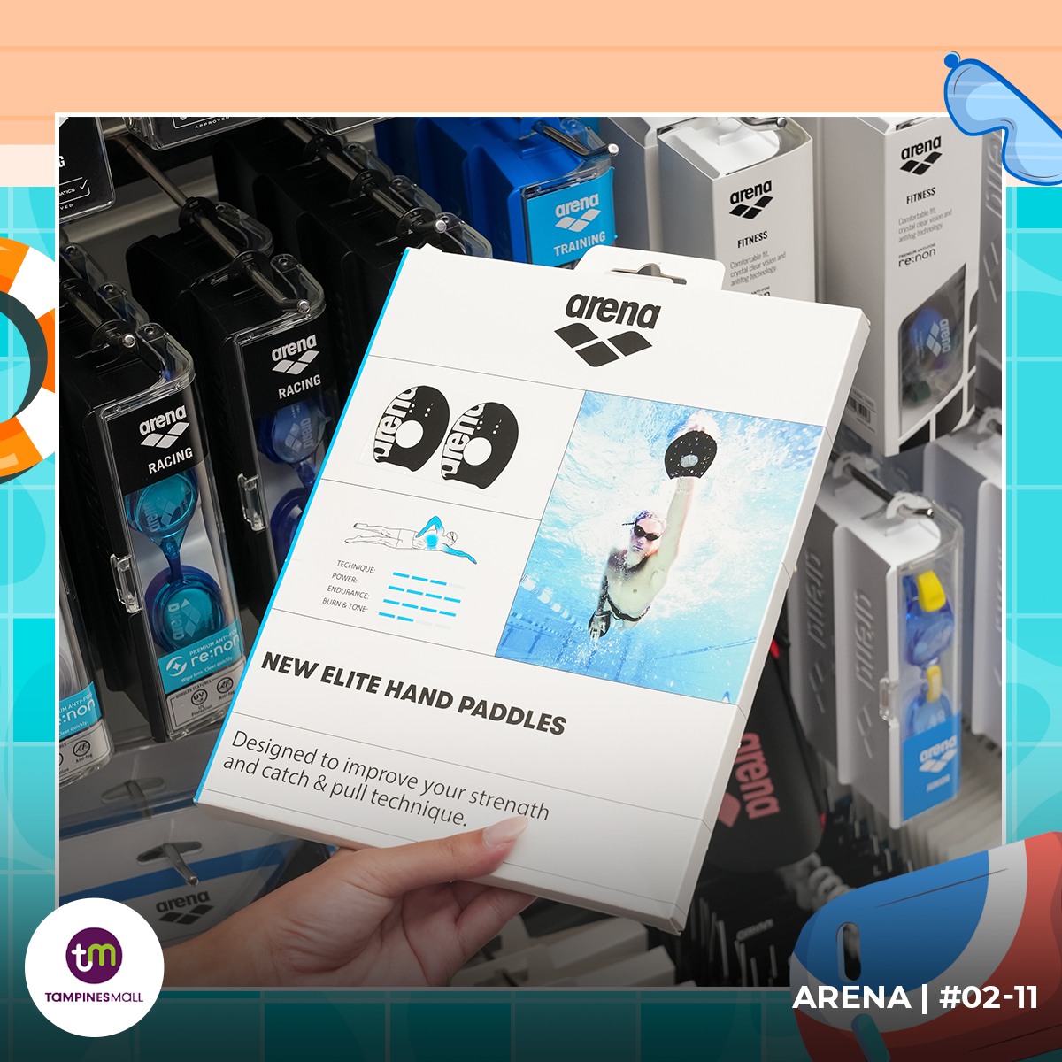 A sleek silicone swim cap, ready for use.