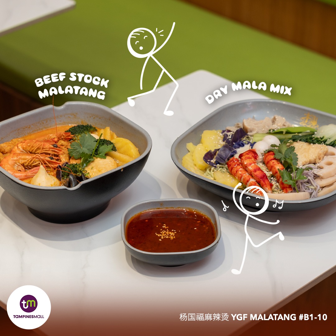 A delicious bowl of Yangguofu Malatang with fresh ingredients