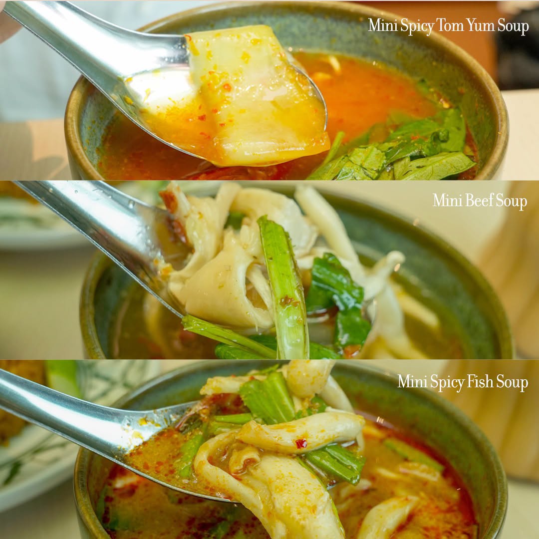 Soup options at IM QALB by Pun Im