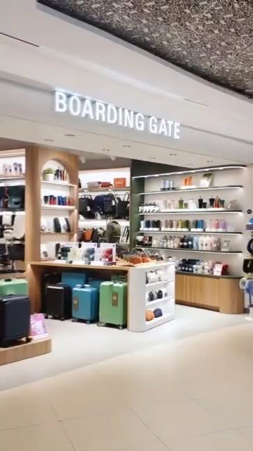 Luggage and travel gear at Boarding Gate Tampines Mall