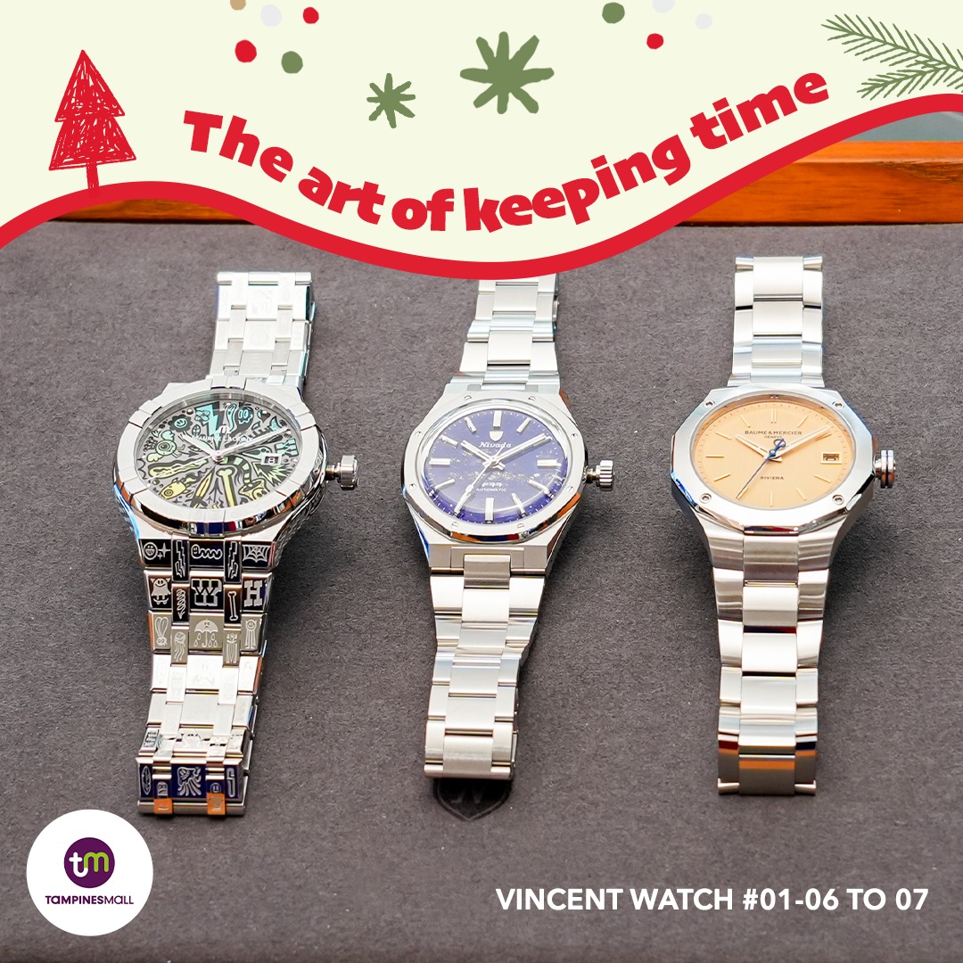 The elegant presentation of diverse watch styles