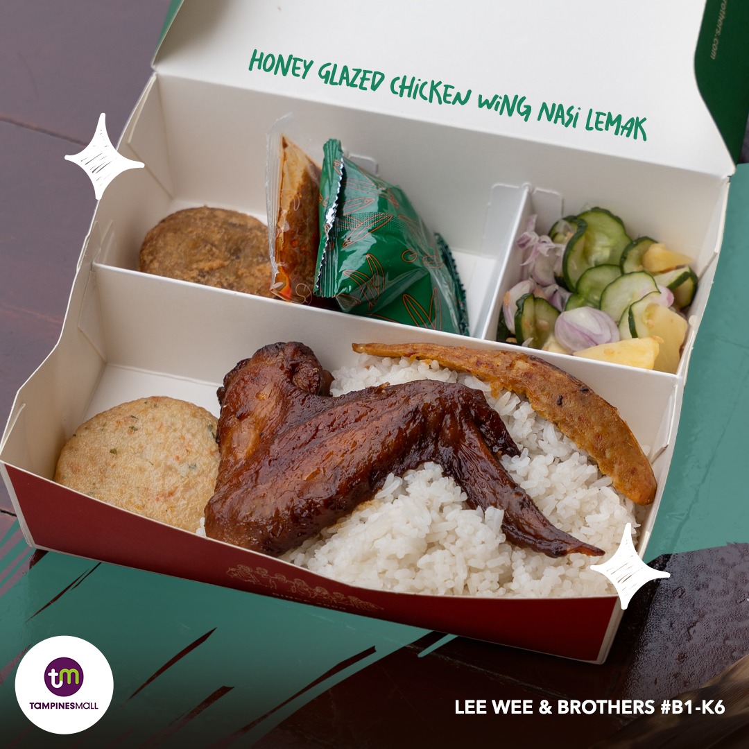 Succulent honey glazed chicken wings