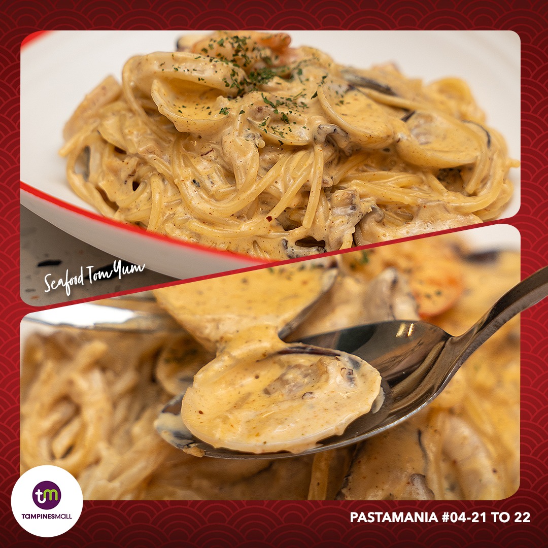 PastaMania dining area at Tampines Mall