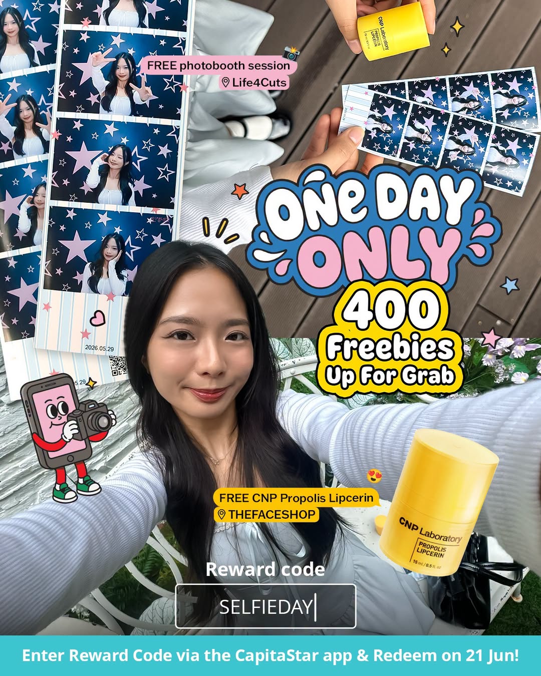 National Selfie Day freebies
