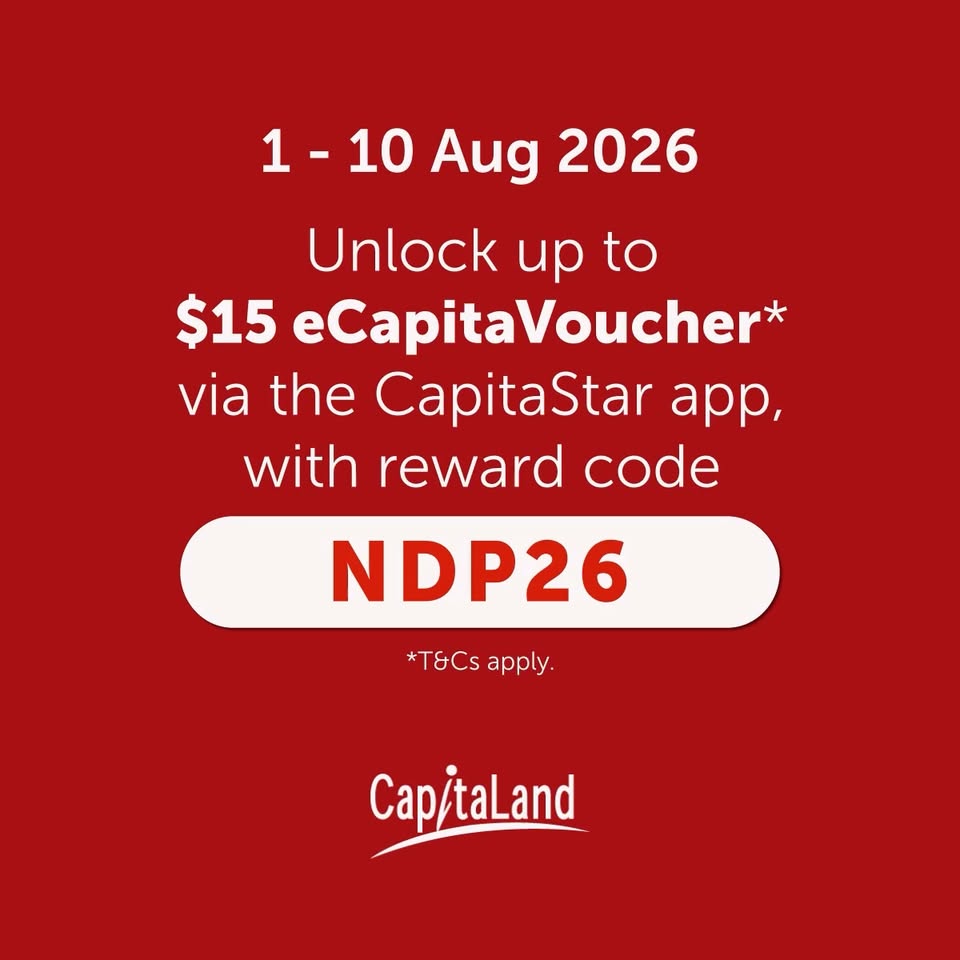 CapitaStar NDP26 promotion at Tampines Mall