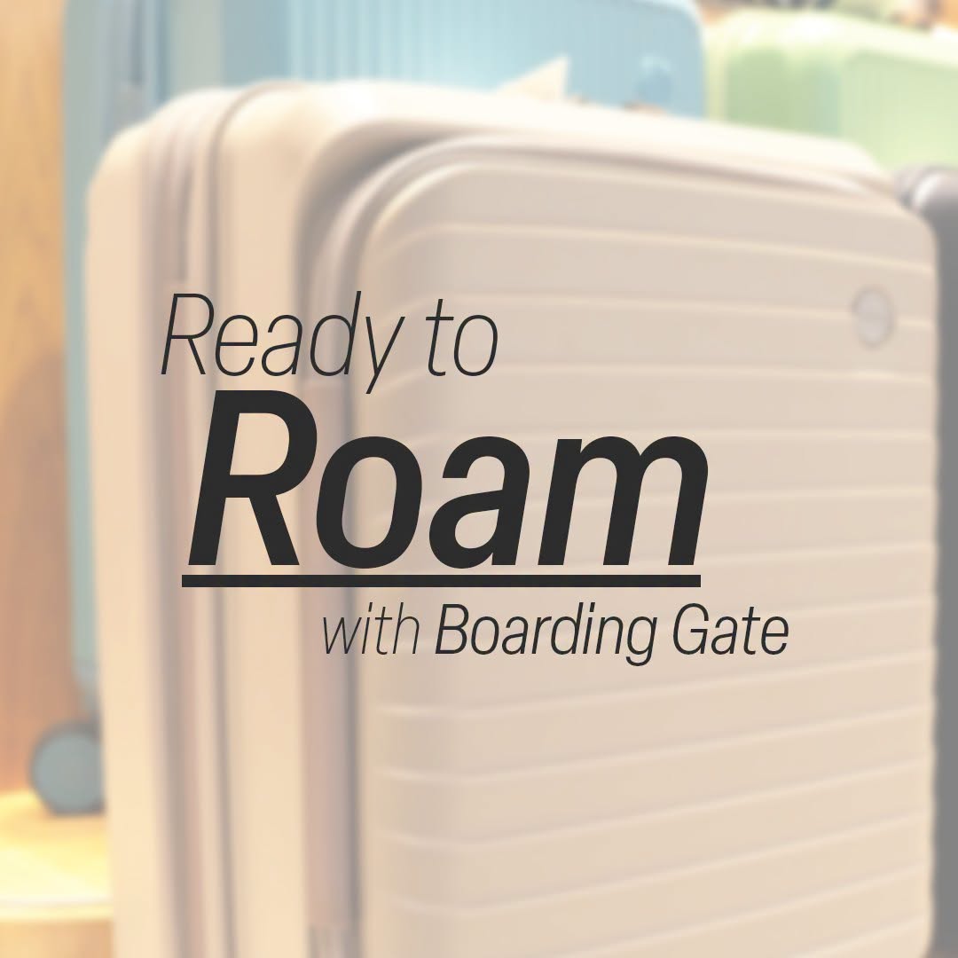 Boarding Gate Ready to Roam campaign at Tampines Mall