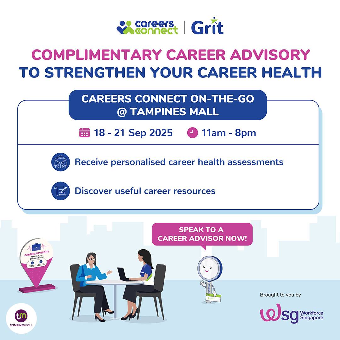 A professional receiving career advice or reviewing career resources