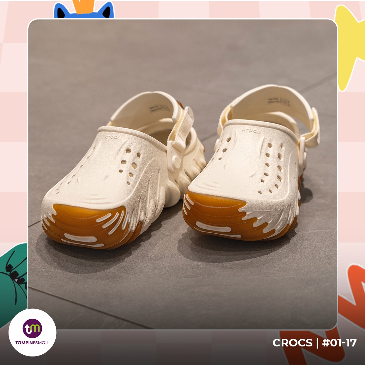 Collection of stylish Crocs clogs