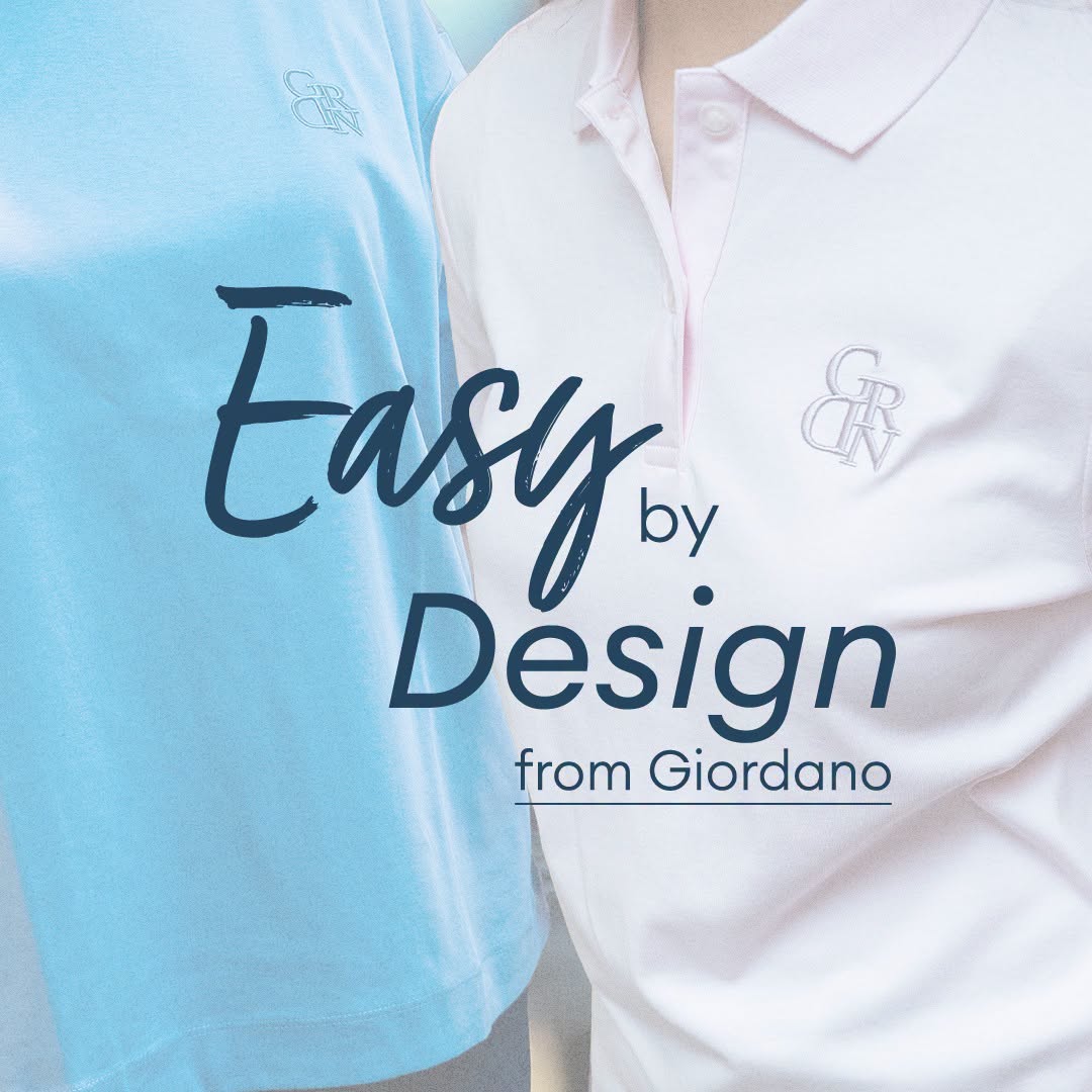 Giordano Easy by Design collection at Tampines Mall