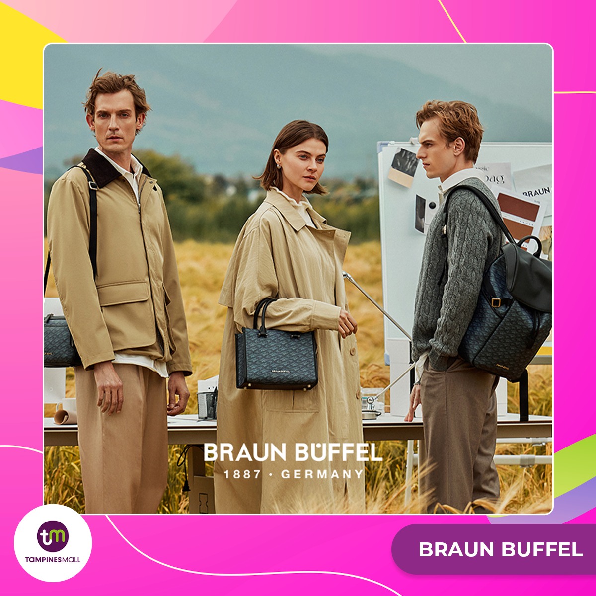 Renderings of the transformed retail spaces at Tampines Mall