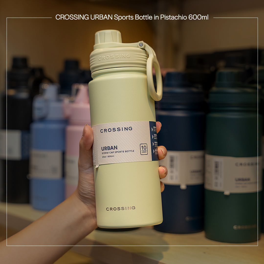 CROSSING URBAN Sports Bottle Pistachio 600ml