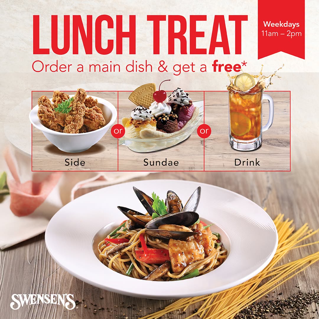 Swensen's weekday lunch promotion at Tampines Mall