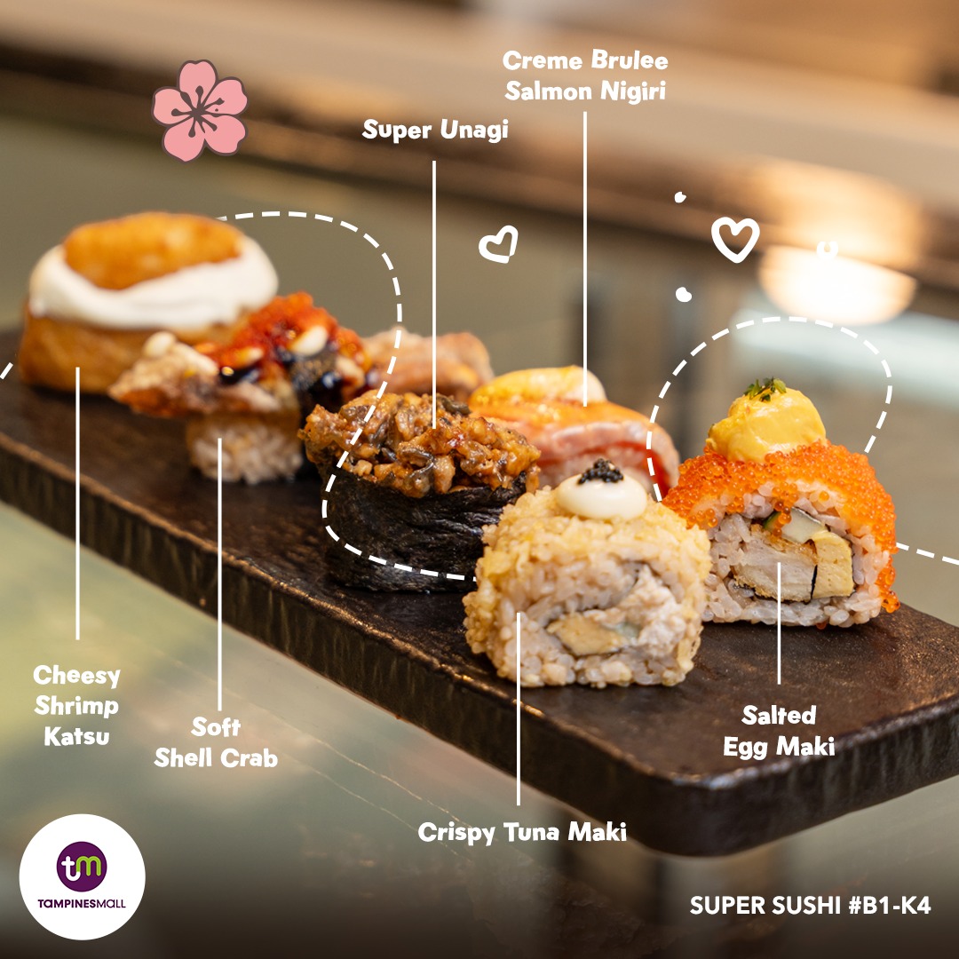 Close-up of the signature Cheesy Shrimp Katsu