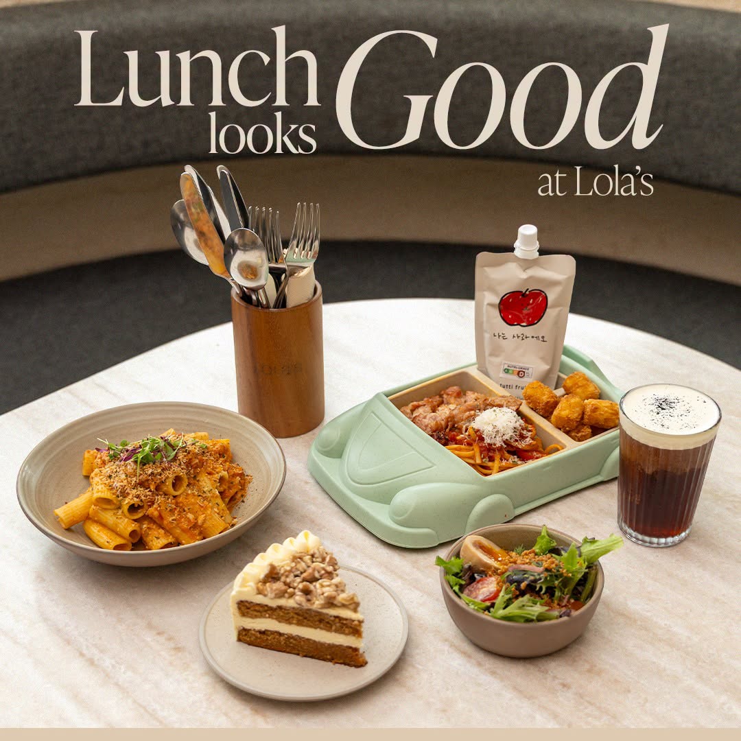 Lola's Cafe lunch promotion at Tampines Mall