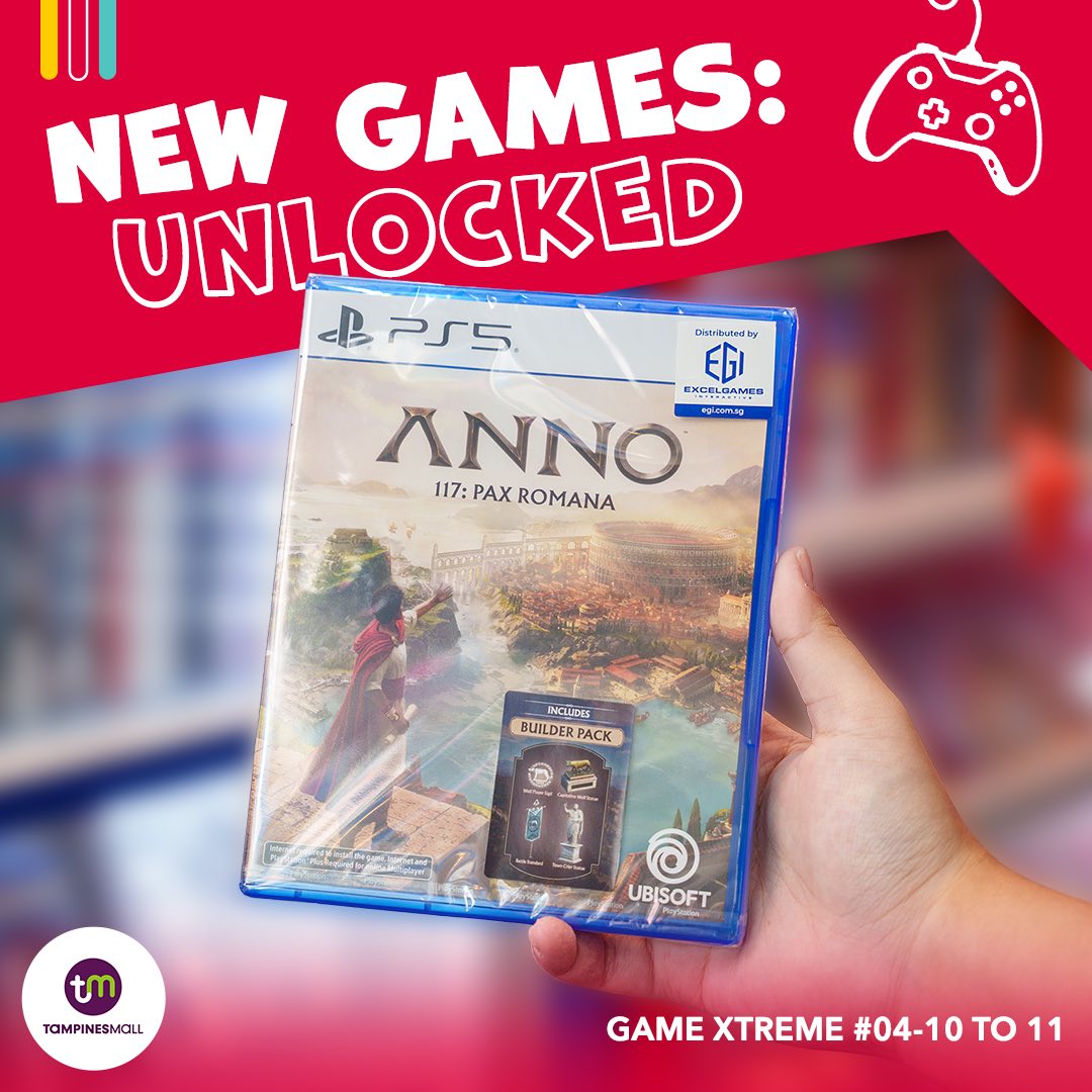 A selection of new video game releases including ANNO 117 and Battlefield 6.