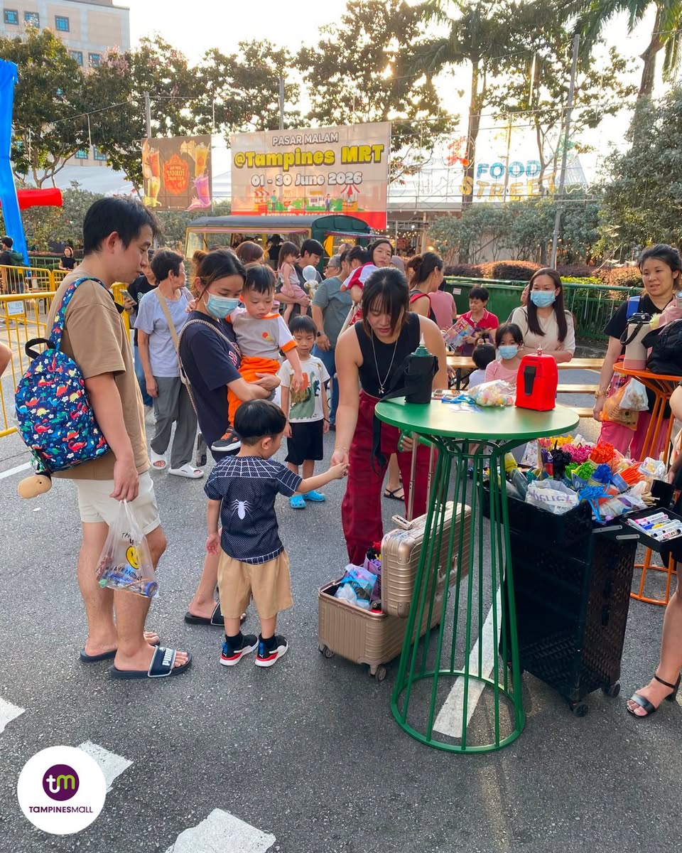 Food Street at Tampines Community Street Night