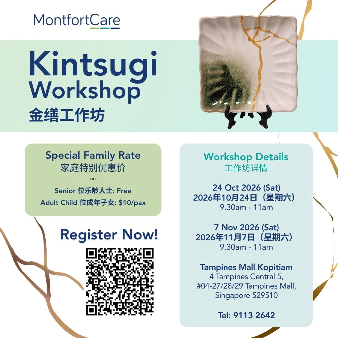 Kintsugi Workshop at Tampines Mall
