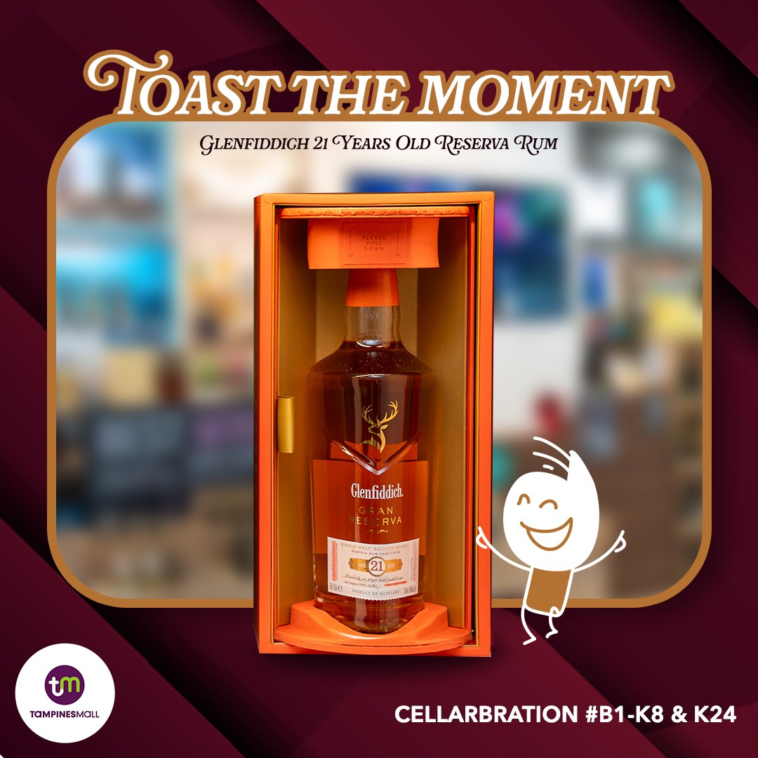 Interior view of the Cellarbration shop at Tampines Mall