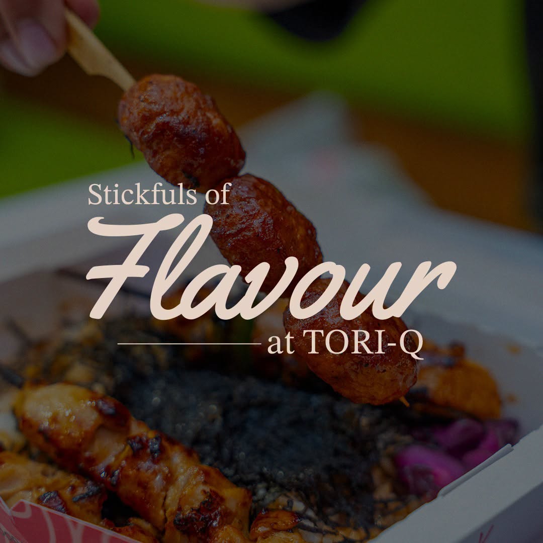 TORI-Q skewers with sides at Tampines Mall
