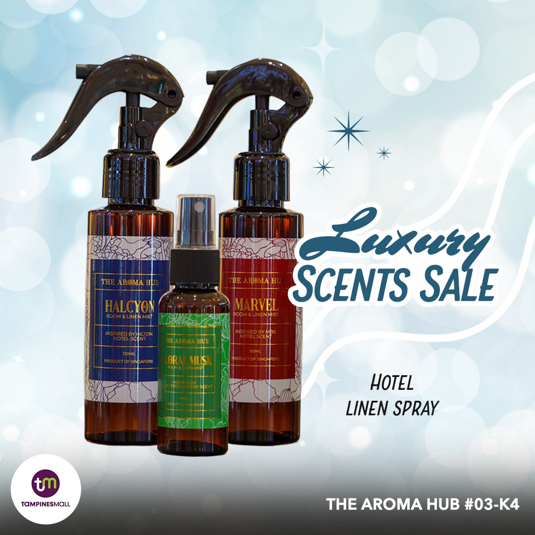 Luxury linen mists and essential oil solutions