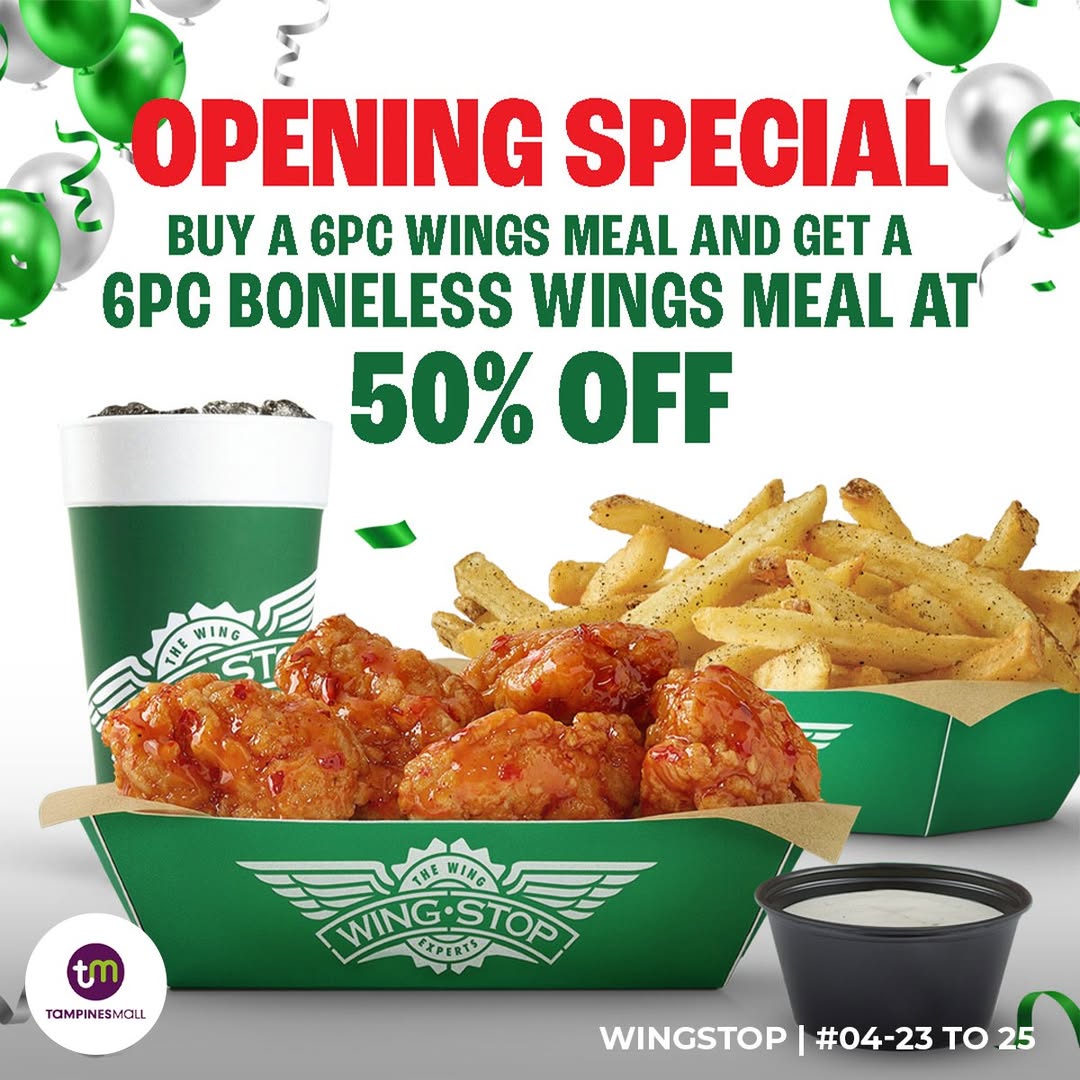 Delicious spread of Wingstop chicken wings and boneless bites.