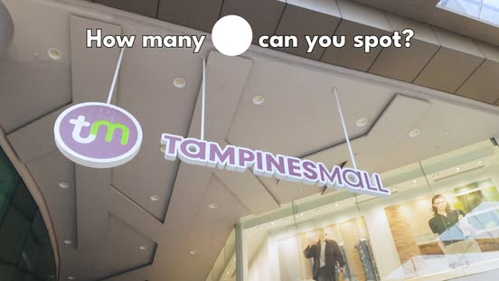 Festive decor at Tampines Mall Mid-Autumn Fair
