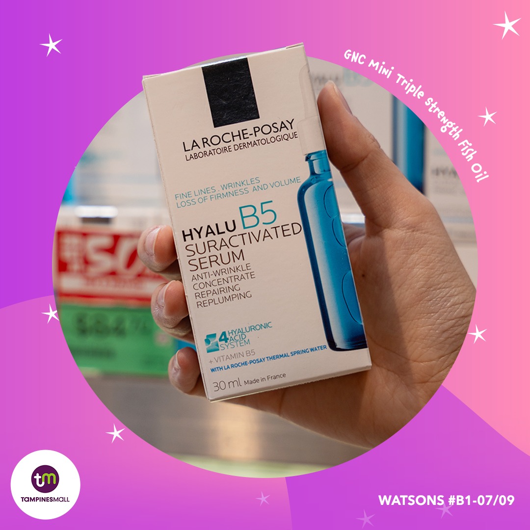 Self-care products display at Watsons Tampines Mall