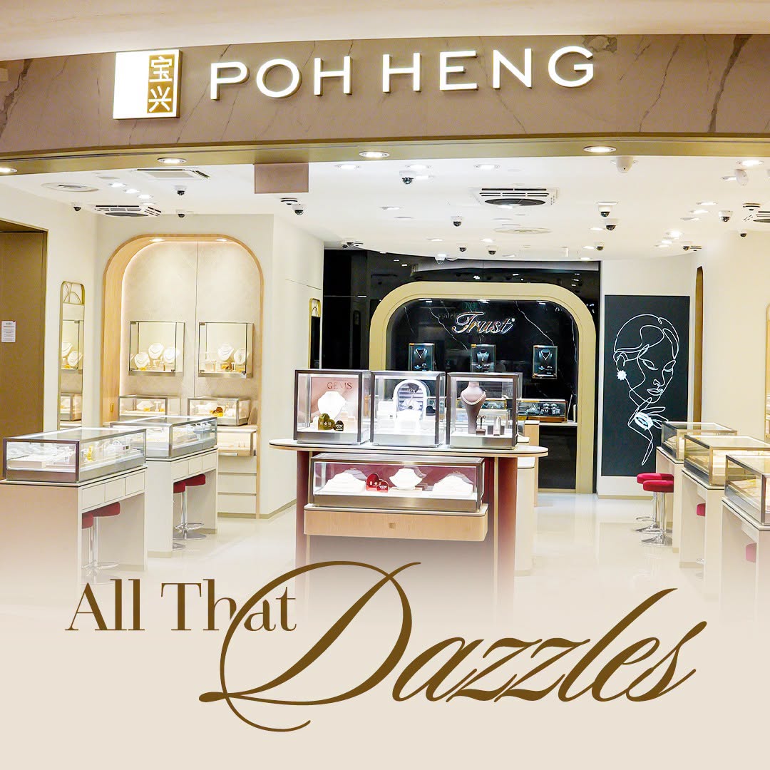 Poh Heng Jewellery store interior at Tampines Mall