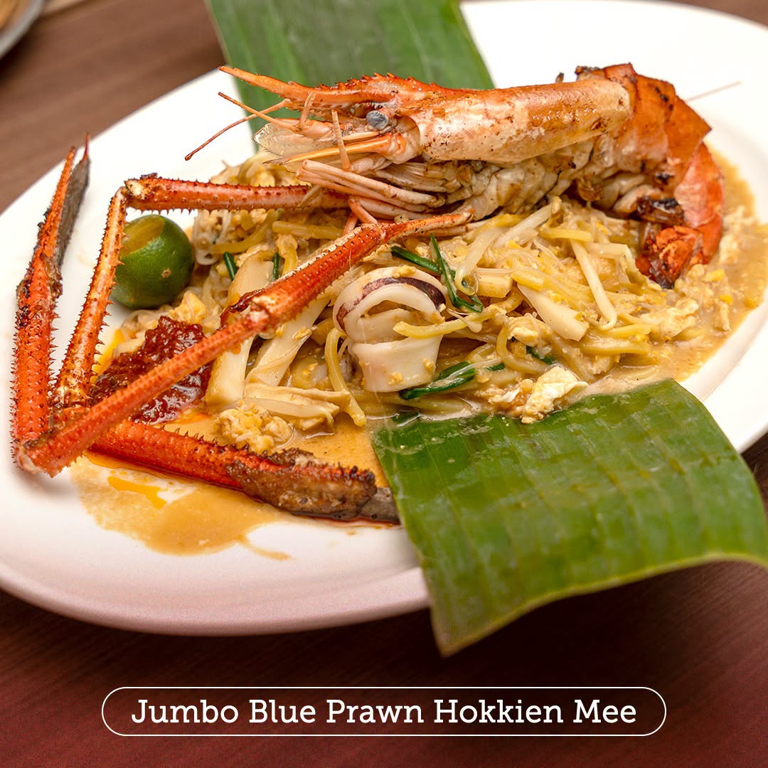 Jumbo Blue Prawn Hokkien Mee at Swensen's
