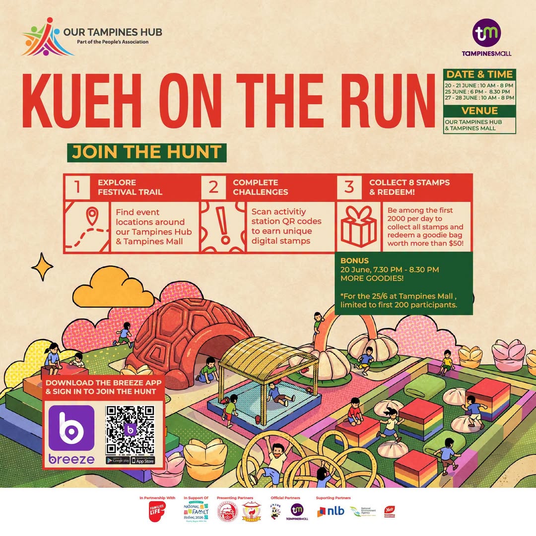 The Great Tampines Kuehscape festival trail at Tampines Mall and Our Tampines Hub