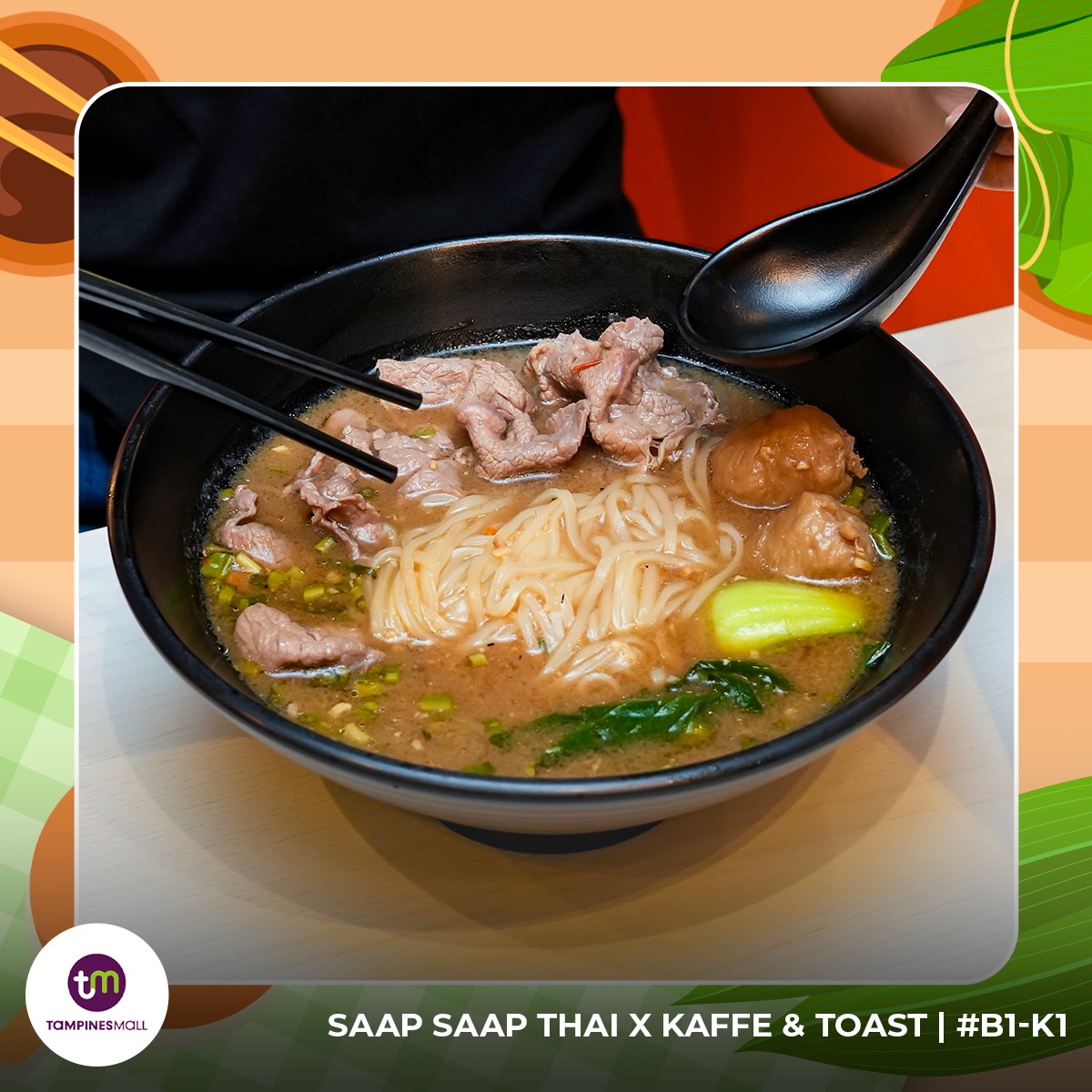 A delightful spread of dishes from Saap Saap Thai x Coffee & Toast