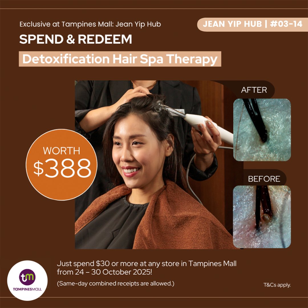 A luxurious hair spa treatment experience