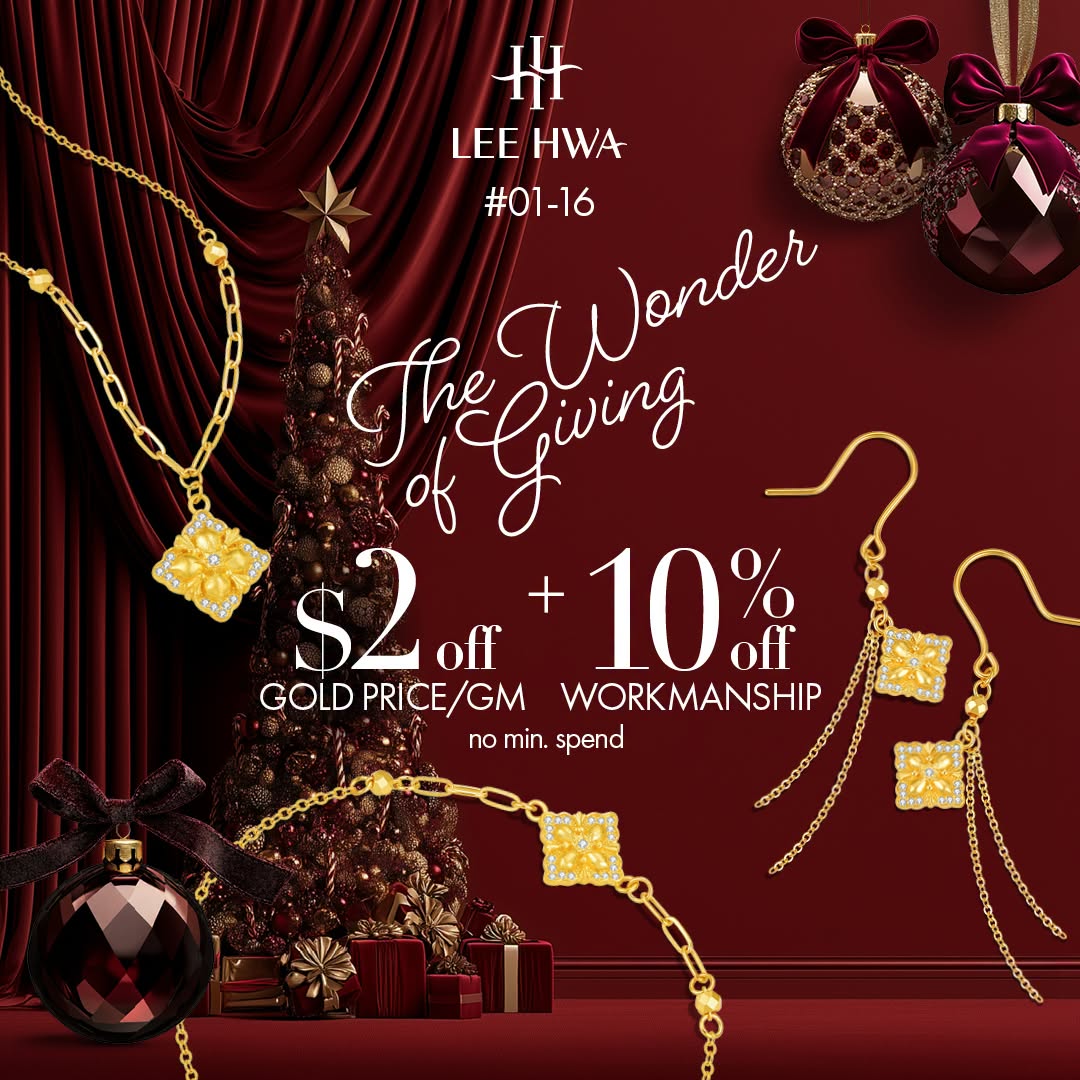 Lee Hwa Jewellery Christmas promotion at Tampines Mall