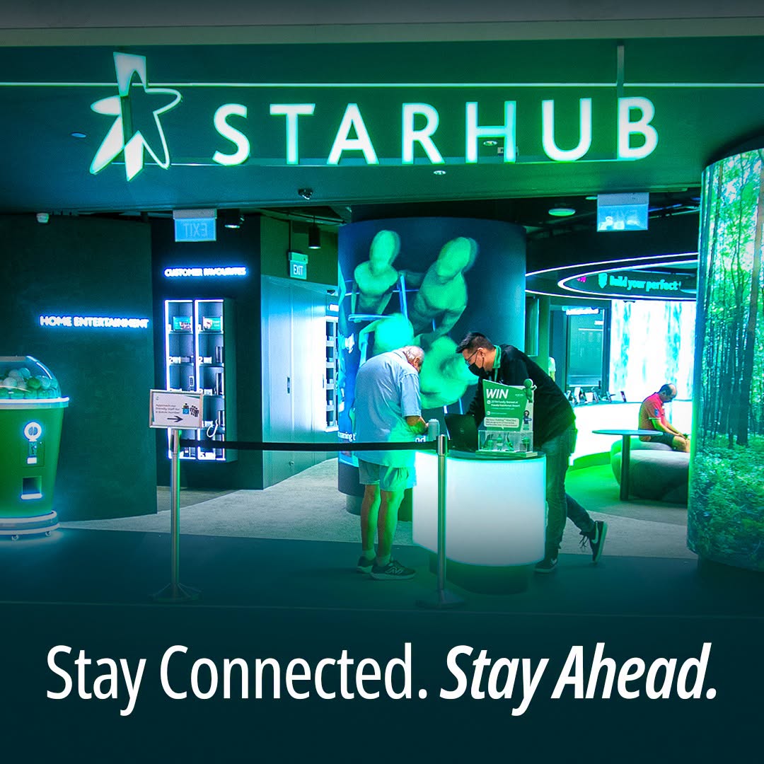 StarHub experiential retail space at Tampines Mall