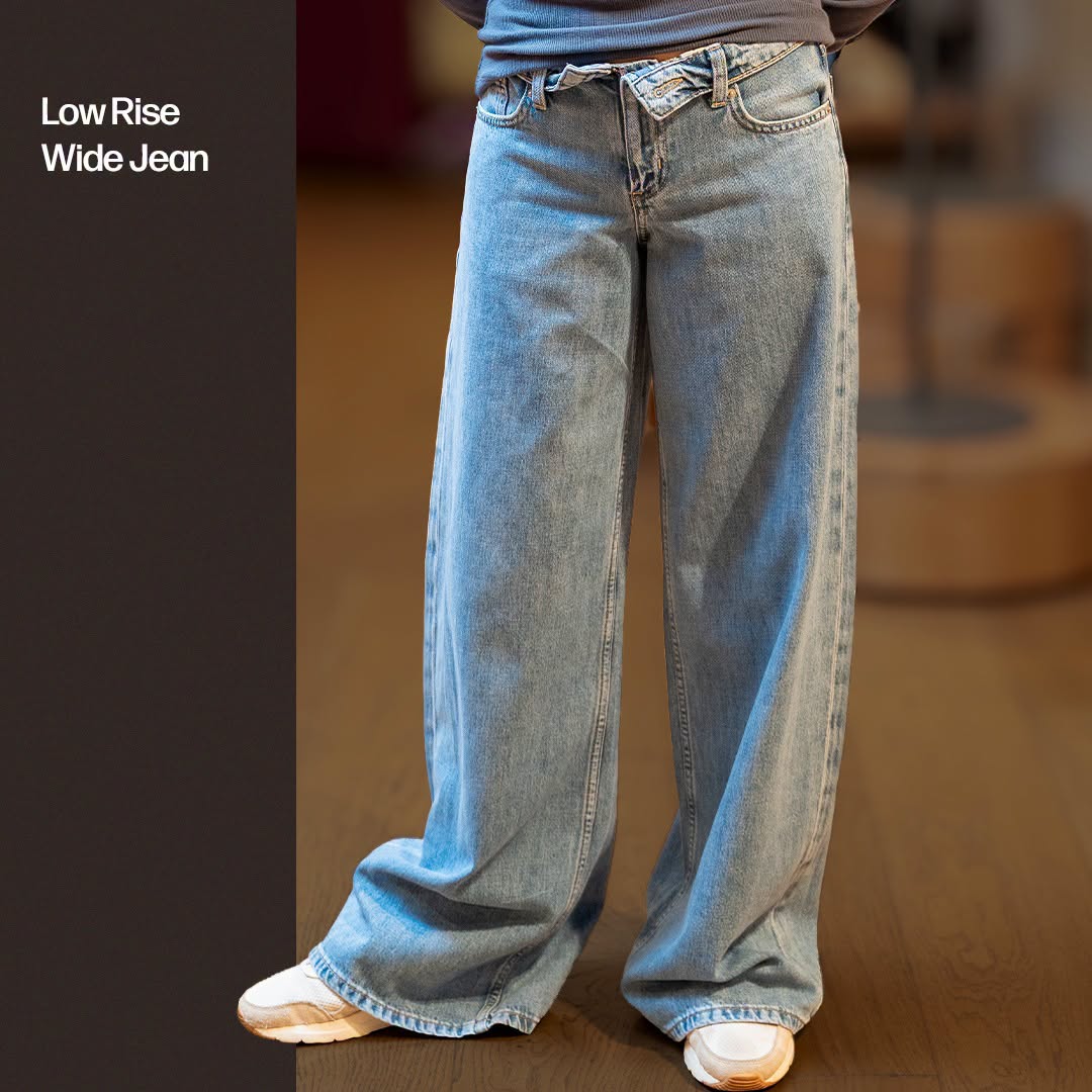 Low Rise Wide Jean at Cotton On