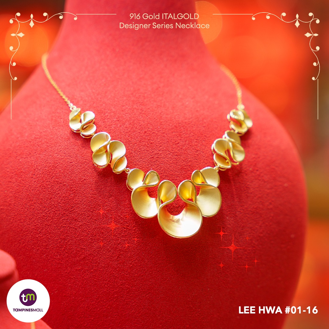 Sophisticated gold necklaces from the Lee Hwa collection.
