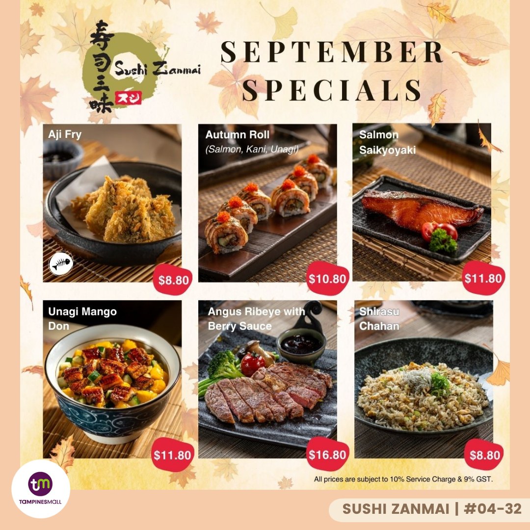 An enticing spread of Japanese dishes including crispy fried fish, grilled salmon, and a unique unagi don.