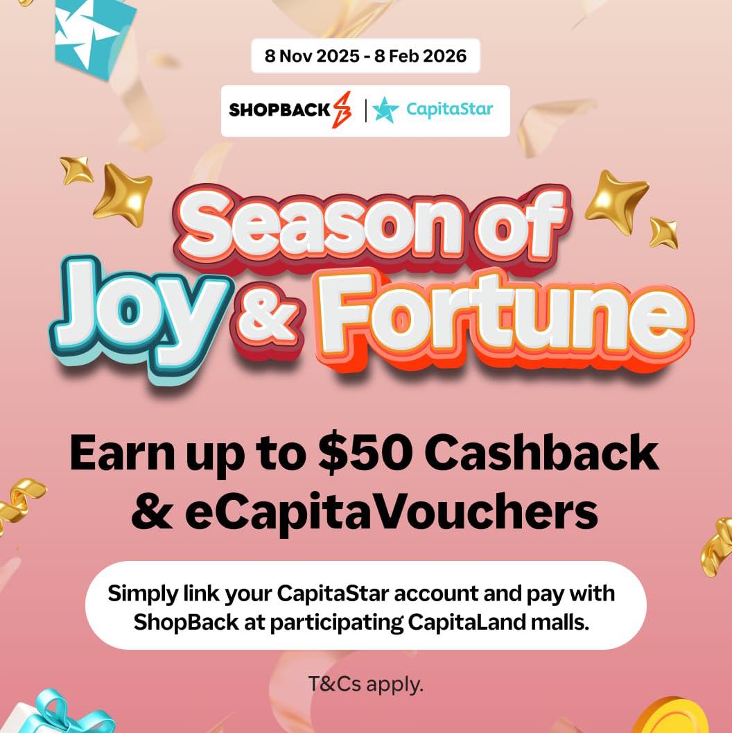 Shoppers enjoying festive celebrations at a CapitaLand mall