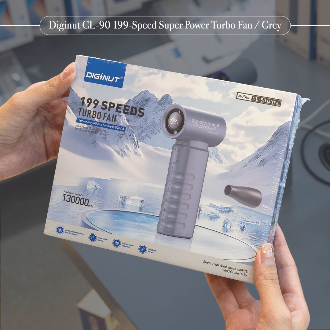 Diginut CL-90 199-Speed Super Power Turbo Fan in grey