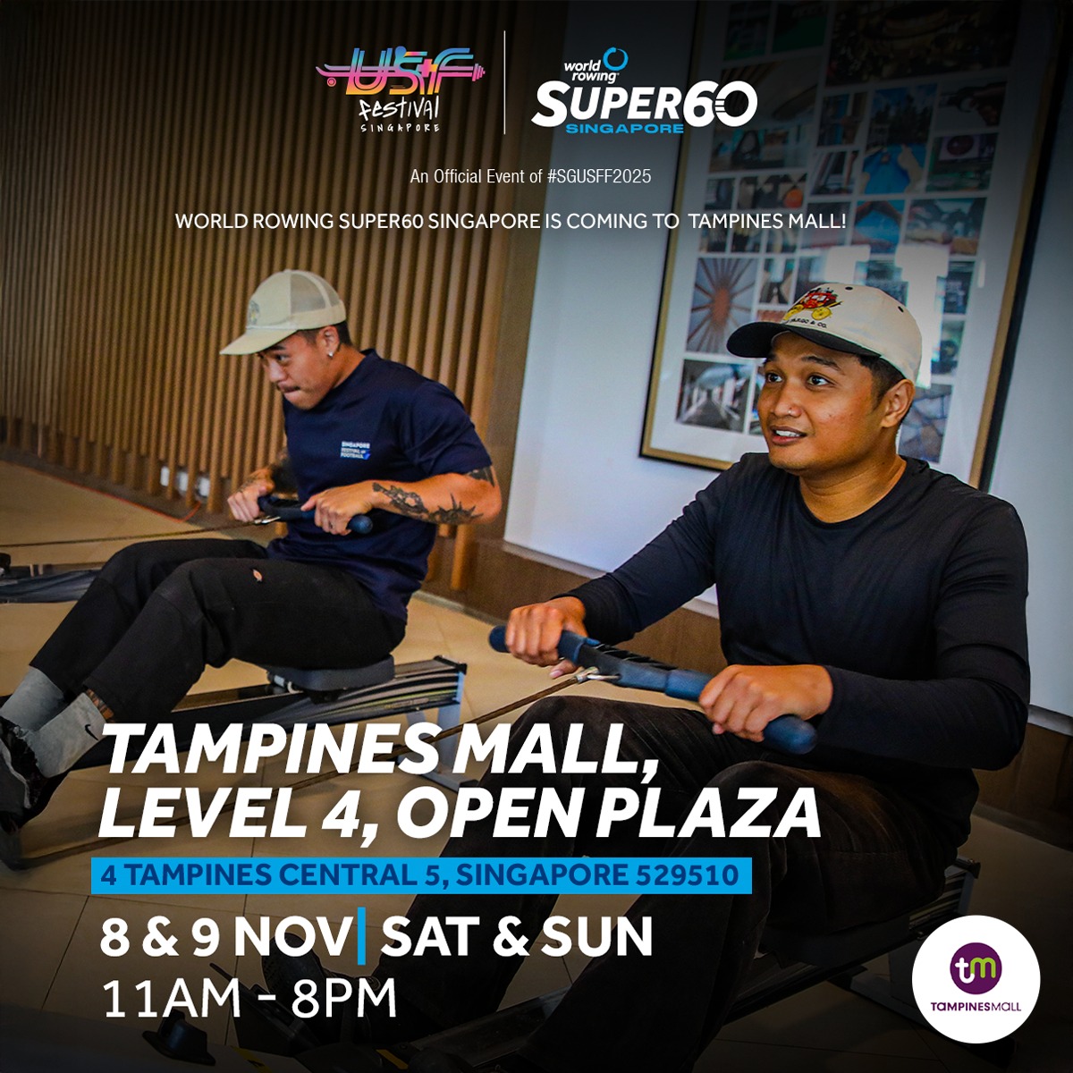 An exciting moment from the Super60 Challenge, showcasing fitness and determination.