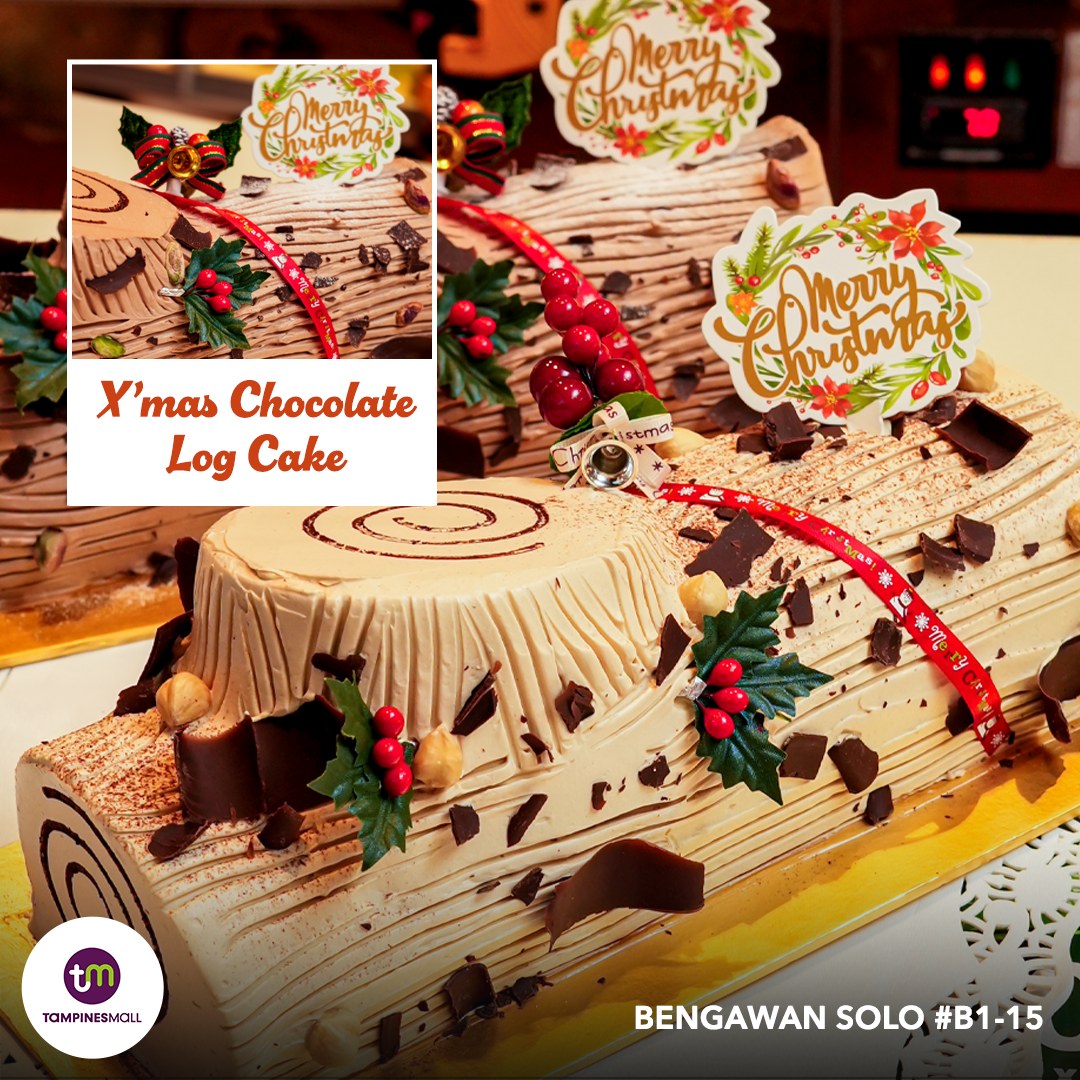 A beautifully layered slice of Bengawan Solo's classic Lapis cake