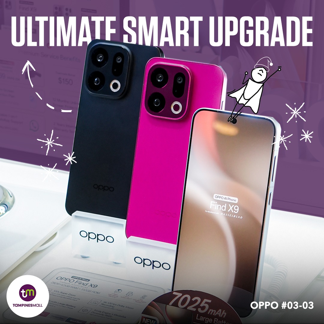 OPPO Find X9 smartphone in Space Black