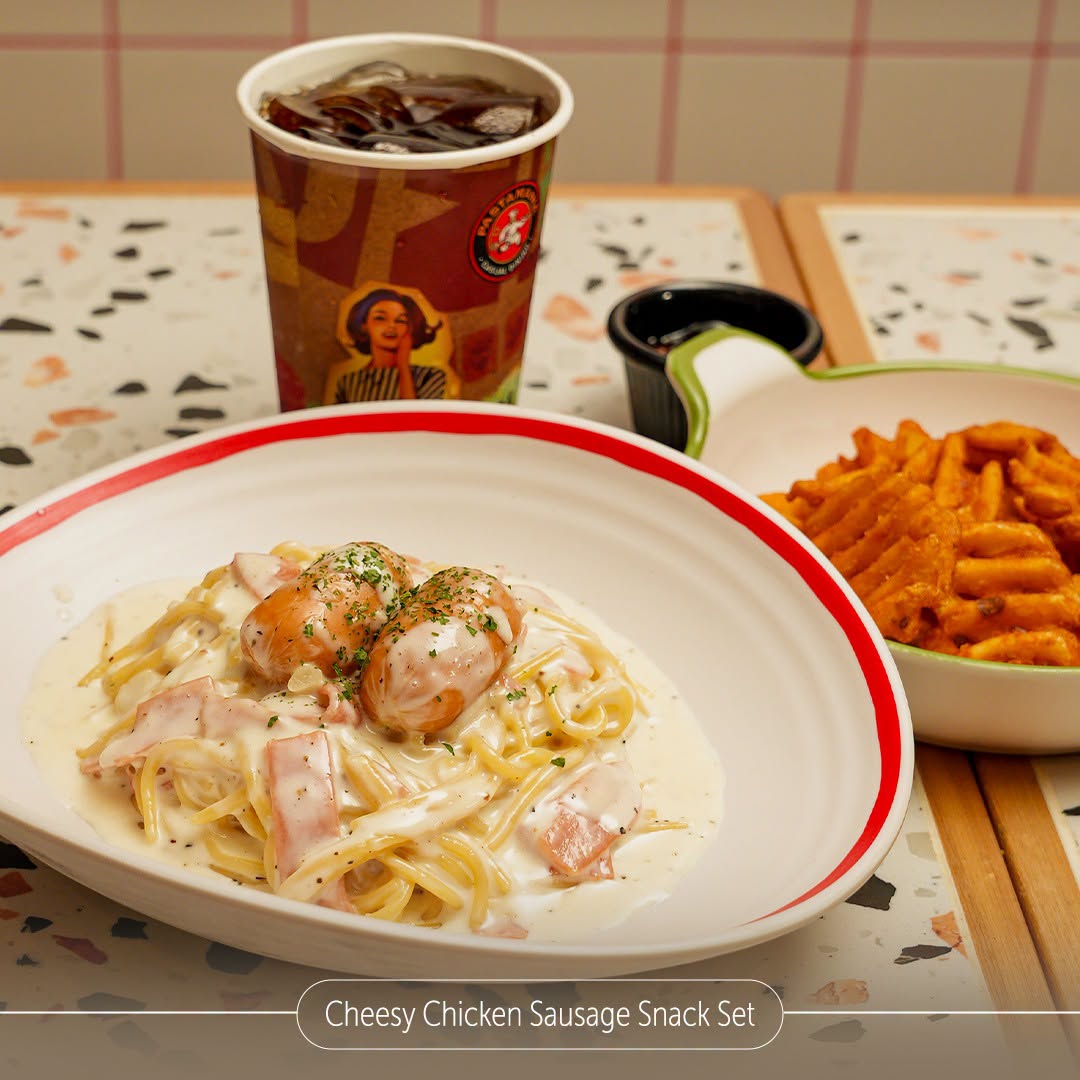 Cheesy Chicken Sausage Snack Set at PastaMania Tampines Mall