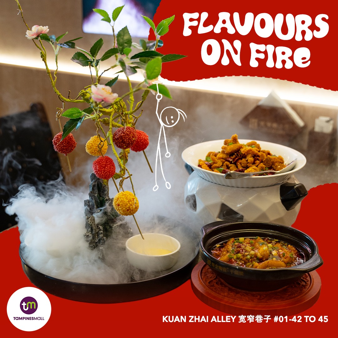 Unique Lychee Shrimp Balls ready to be served