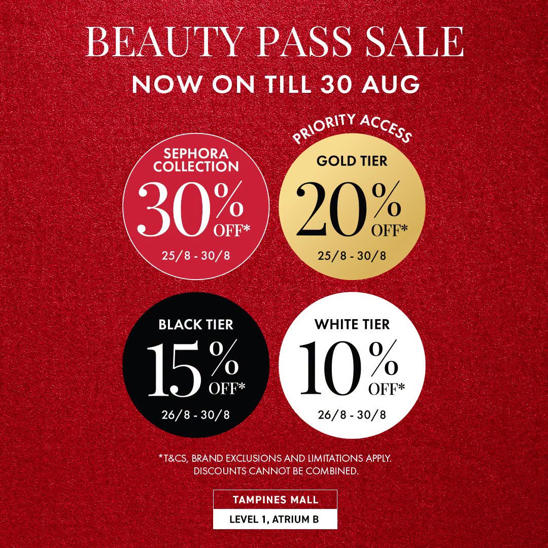 Sephora Beauty Pass Sale at Tampines Mall